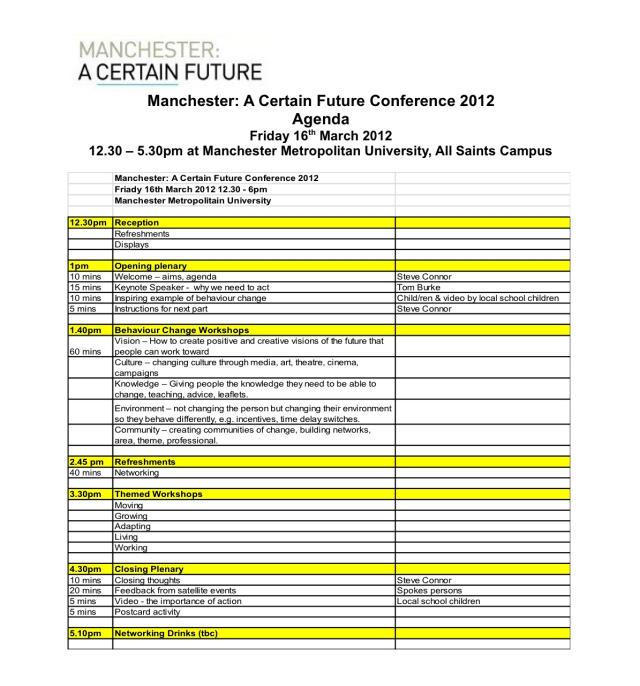 Stakeholder Conference Programme