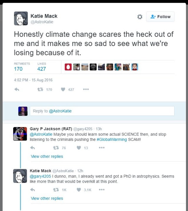 twitter on climate