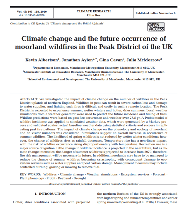 2010 climate research